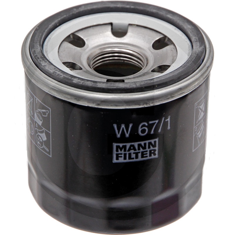 MANN FILTER W67 / 1 filter motorového oleja vhodné pre Bobcat, John ...