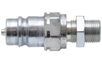 Obrázok pre Hydraulická rýchlospojka samec s prepážkami KS-S 18L (M26x1,5) DN12-BG3