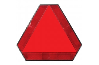 Obrázok pre Varovný trojuholník pre pomalé vozidlá a prívesy hliníkový s držiakom