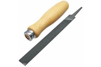 Obrázok pre Plochý pilník 150 mm s drevenou rukoväťou