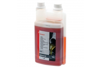 Obrázok pre Olej pre dvojtaktné motory Granit 2T 1 l dávkovacie fľaša samosmísitelný minerálne červený
