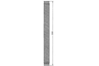 Obrázok pre OK 160 Oceľová ohybná hadica Kongskilde 2 m