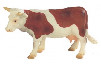 Obrázok pre Bullyland - figúrka hnedobiela krava