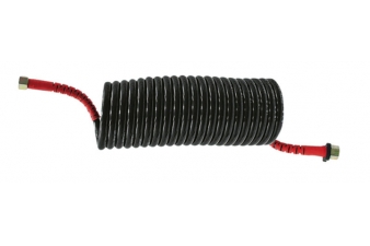 Obrázok pre Pneumatická špirálová hadica pre vzduchové brzdy 20 závitov červená