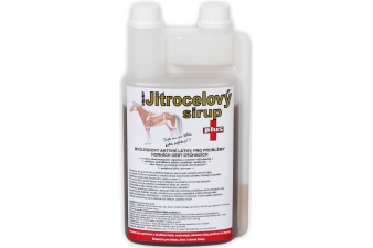 Obrázok pre Drom Skorocelový sirup Plus 1000 ml na problémy horných ciest dýchacích koní