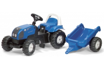 Obrázok pre Rolly Toys - šliapací traktor Landini Powerfarm 100 s prívesom Rolly Kid