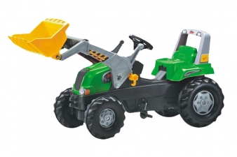 Obrázok pre Rolly Toys - šliapací traktor s čelným nakladačom RT zelený modelový rad Rolly Junior
