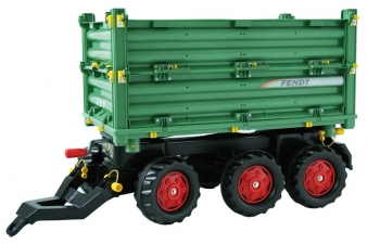 Obrázok pre Rolly Toys - trojstranný sklápač Fendt za šliapací traktory a nakladače zelený