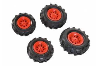 Obrázok pre Rolly Toys - pneumatiky plnené vzduchom červené pre rollyFarmtrac