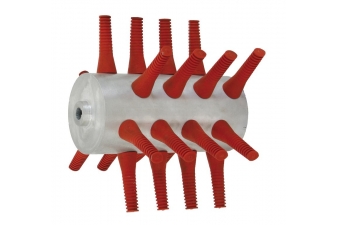 Obrázok pre Škubací valec na škubačku hydiny PIUMINO s 24 prstami Standard