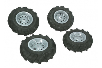 Obrázok pre Rolly Toys - vzduchové pneumatiky se stříbrnými disky pro rollyFarmtrac