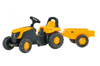 Obrázok pre Rolly Toys modelová řada Rolly Kid - šlapací traktor JCB s přívěsem