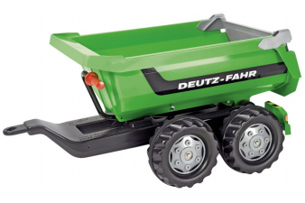 Obrázok pre Rolly Toys - sklápěcí přívěs Deutz-Fahr za šlapací traktory a nakladače