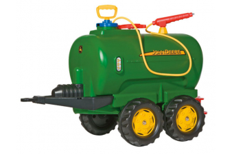 Obrázok pre Rolly Toys - cisterna John Deere se dvěma nápravami a čerpadlem zelená