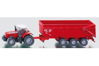Obrázok pre Siku - traktor Massey Ferguson s návěsem 1:87
