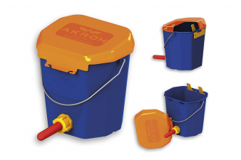 Obrázok pre Víko pro napájecí kbelík pro telata s dudlíkem 10 l, průhledné