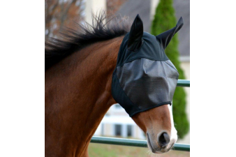 Obrázok pre Absorbine Ultrashield EX maska proti hmyzu s ušima 2018 na koně, velikost COB barva černá