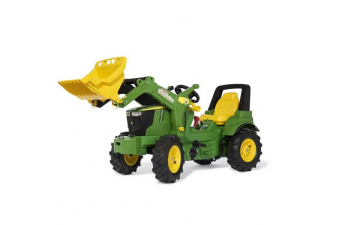 Obrázok pre Rolly FarmTrac - šlapací traktor John Deere 7310 R s čelním nakladačem a nafukovacími koly