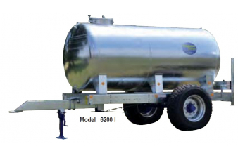 Obrázok pre Cisterna na vodu za traktor Pasdelou 5200 l zinkovaná pro provoz na farmě