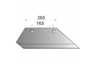 Obrázok pre Pluhové ostří levé 265 mm na pluh Eberhardt AgropaGroup