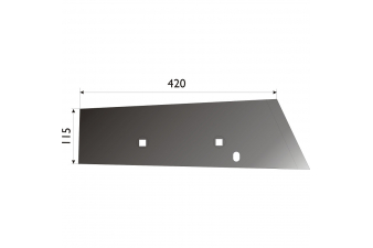 Obrázok pre Radlice odkameňovače pravá 420 x 115 mm pro bramborový kombajn Grimme AgropaGroup