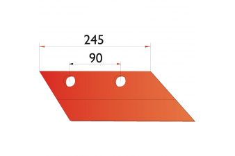 Obrázok pre Ostří předradličky levé 245 mm na pluh Niemeyer AgropaGroup