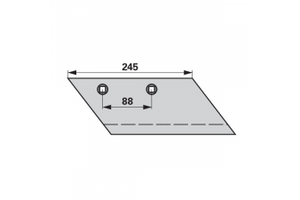 Obrázok pre Ostří předradličky levé FRANK na pluh Lemken, Ostroj typ S245L délka 245 mm