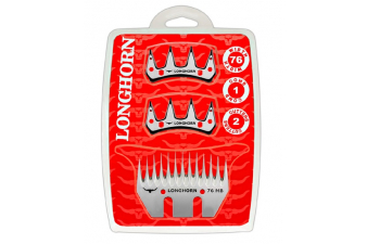 Obrázok pre Farmářská sada nožů Longhorn Standard MB 5/76 na stříhání ovcí, dobytka 1 spodní + 2 horní