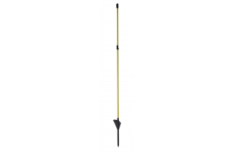 Obrázok pre Sklolaminátová tyčka, tyč OLLI 140 cm pro elektrický ohradník s nášlapkou plastový hrot