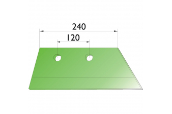 Obrázok pre Pluhové ostří na roudnický pluh PH1-403 Ross Roudnice horní délka 240 mm AgropaGroup levé