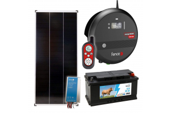 Obrázok pre Solární zdroj pro elektrický ohradník fencee DUO EDX 150, 15 J 200 W solární panel