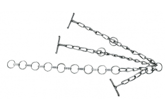 Obrázok pre Kravský řetěz s plochými články dvojitě prodloužený síla 6 mm