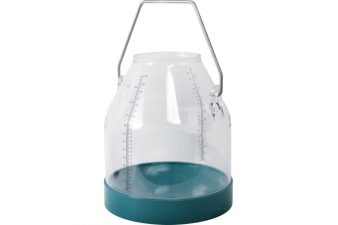 Obrázok pre Konev na dojení mléka plastová objem 30 l zelená a transparentní