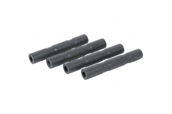 Obrázok pre Gumové hadičky na mléko ke strukovým pouzdrům 21 x 11/12 x 130 mm černé GEA balení 4ks