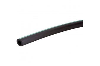 Obrázok pre Gumová hadice na mléko 26 x 14 mm černá zelený proužek metráž