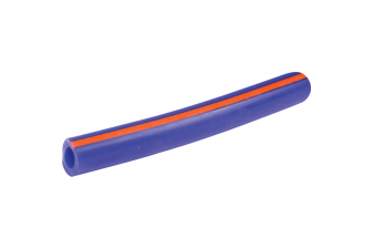 Obrázok pre Silikonová hadice na mléko 36 x 22 mm modrá oranžový proužek pro DeLaval metráž