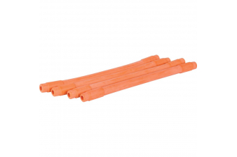 Obrázok pre Silikonové vzduchové hadičky podtlakové k pulzátoru dojení 13 x 6 x 220 mm oranžové 4 ks