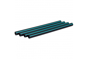 Obrázok pre Gumové vzduchové hadičky podtlakové k pulzátoru dojení 13 x 7 x 230 mm zelený pruh 4 ks