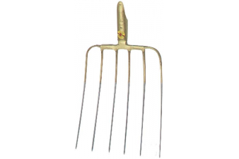 Obrázok pre Vidle na siláž s 5 pružnými hroty 310 x 240 mm bez násady
