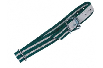 Obrázok pre Obojek pro skot, krávy zeleno bílý trevira zesílený kůží 1300 x 40 mm D-kroužek