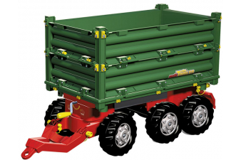 Obrázok pre Rolly Toys - třístranný vozík za šlapací traktory a nakladače zelený