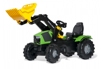 Obrázok pre Rolly Toys - šlapací traktor s čelním nakladačem Deutz-Fahr 5120 Rolly FarmTrac