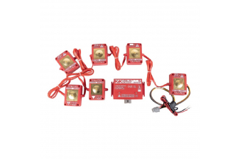 Obrázok pre Ultrazvukový plašič kun vhodný do auta sada 6 ks ultrazvukových reproduktorů s LED diodami