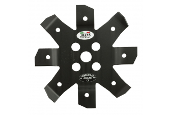 Obrázok pre Žací nůž na křovinořez 8 zubů šířka řezu 255 mm otvor 25 mm tloušťka 3 mm na trávu JOANS