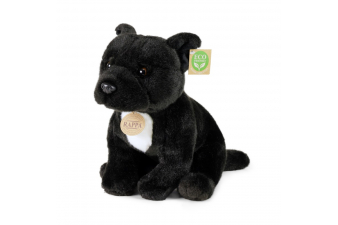Obrázok pre Plyšový pes stafordšírský bulteriér černý Rappa velikost 30 cm