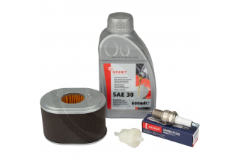 Obrázok pre Sada na údržbu motoru Loncin G160FD, G200FD, LC168FD-I & II olej, filtry, svíčka