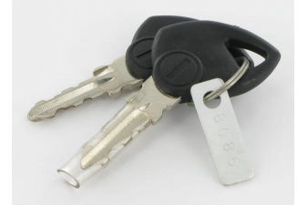 Obrázok pre Klíč ke spínací skříňce na zahradní traktor Castelgarden, Stiga 5 připojení 2 ks