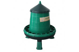 Obrázok pre EKO násypné krmítko pro slepice, drůbež 2 kg GAUN s nožičkami z recyklovaného plastu