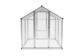 Obrázok pre Klecový mobilní výběh pro slepice, drůbež, králíky Gaun hliníkový rám 182 x 178 x 195 cm