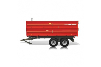 Obrázok pre Tandemový sklápěcí návěs za traktor URSUS T 080/2A dvouosý tandem 3 straně sklopný 10 t